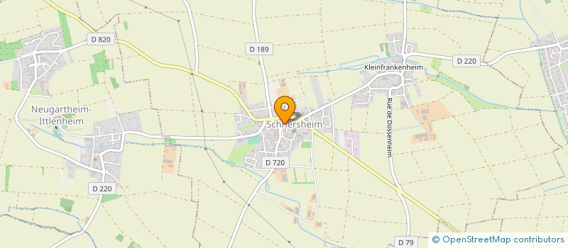 localisation de l'entreprise EARL DES POMMIERS  SCHNERSHEIM