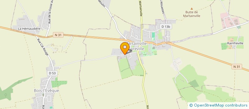 localisation de l'entreprise EARL DES POMMIERS  MARTAINVILLE-EPREVILLE