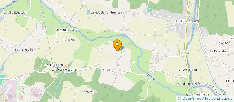 localisation de l'entreprise EARL DES PONTS à SAINT-CONGARD