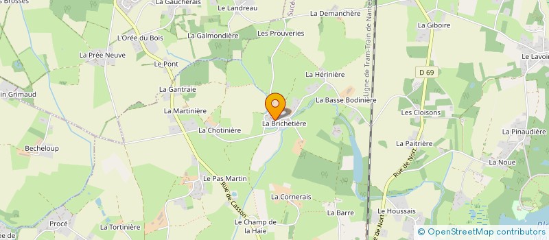 localisation de l'entreprise EARL DES PRES à SUCE-SUR-ERDRE
