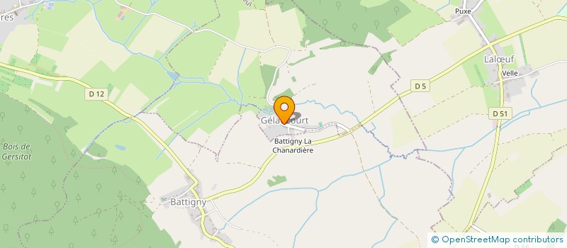 localisation de l'entreprise EARL DES PRES COTEIL  FAVIERES