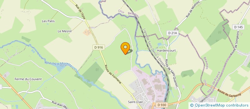 localisation de l'entreprise EARL DES PRES FERRAT  GOURNAY-EN-BRAY