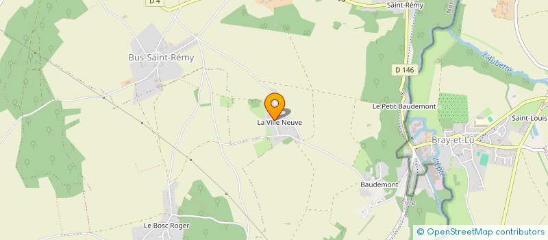 localisation de l'entreprise EARL DES PRES HAUTS à VEXIN-SUR-EPTE