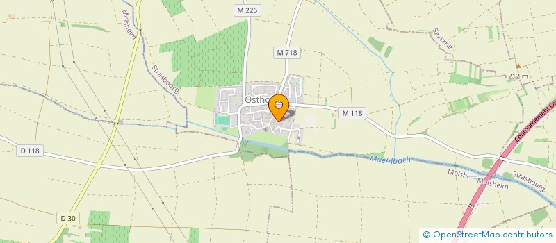 localisation de l'entreprise EARL DES PRES-MULLER  OSTHOFFEN