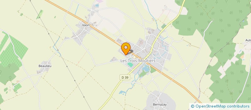 localisation de l'entreprise EARL DES PRIMEVERES à LES TROIS-MOUTIERS
