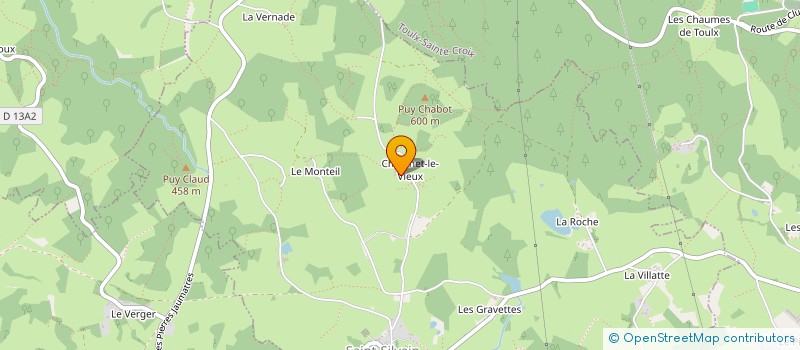 localisation de l'entreprise EARL DES PUYS à SAINT-SILVAIN-SOUS-TOULX