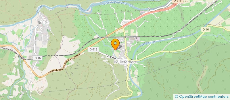 localisation de l'entreprise EARL DES PYRENEES à BOULETERNERE