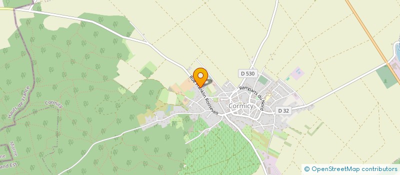 localisation de l'entreprise EARL DES QUARQUAHUTS  CORMICY