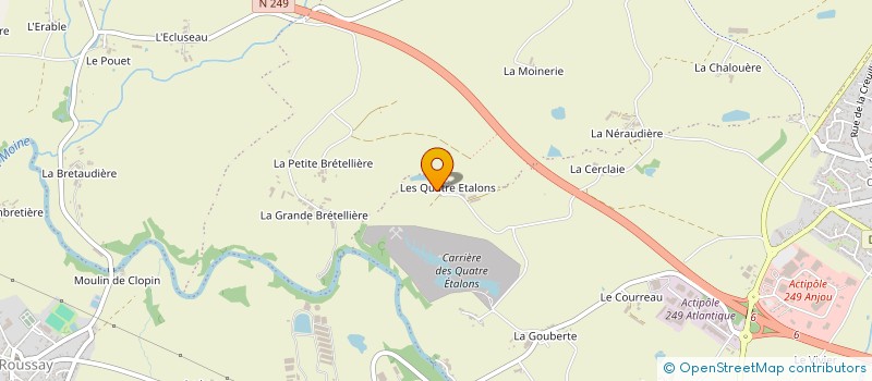 localisation de l'entreprise EARL DES QUATRE ETALONS à SEVREMOINE