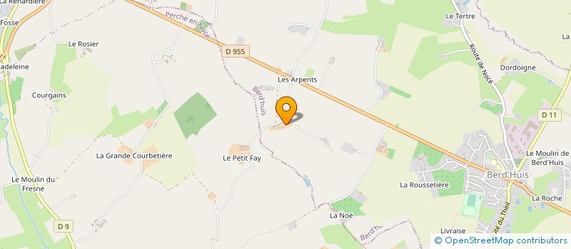 localisation de l'entreprise EARL DES QUATRE MINIERES à BERD'HUIS