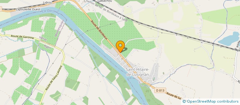 localisation de l'entreprise EARL DES QUATRE SAISONS à SAINT-HILAIRE-DE-LUSIGNAN