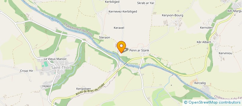 localisation de l'entreprise EARL DES QUATRE SAISONS à CHATEAUNEUF-DU-FAOU