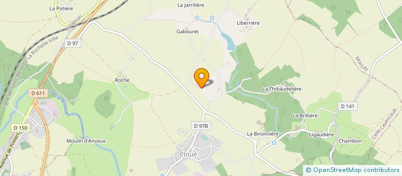 localisation de l'entreprise EARL DES QUATRE VENTS  CLOUE