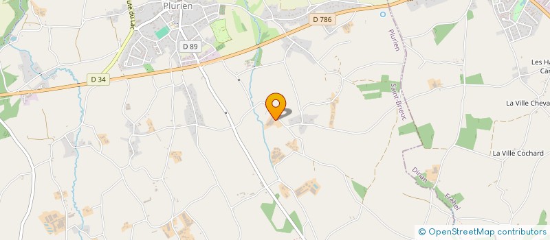 localisation de l'entreprise EARL DES QUATRE VENTS  PLURIEN