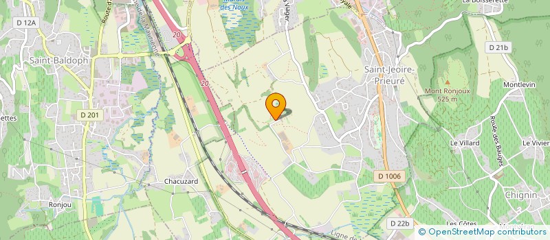 localisation de l'entreprise EARL DES QUATRE VENTS  SAINT-JEOIRE-PRIEURE