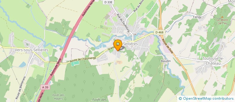 localisation de l'entreprise EARL DES RAGOTS à SELLIERES