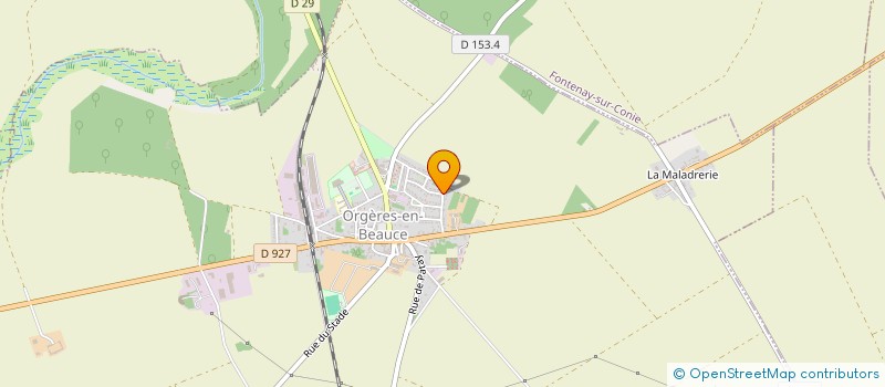 localisation de l'entreprise EARL DES RATEAUX à ORGERES-EN-BEAUCE