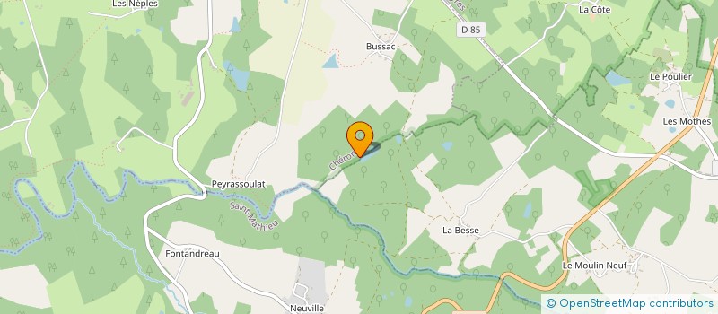 localisation de l'entreprise EARL DES RENARDIERES à ROCHECHOUART