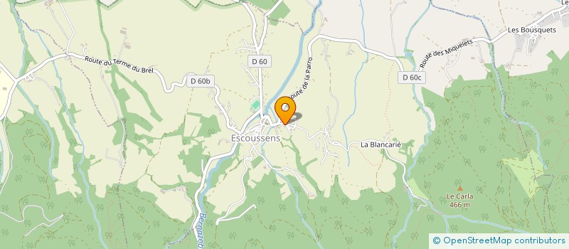 localisation de l'entreprise EARL DES RICARDOUS à ESCOUSSENS