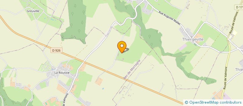 localisation de l'entreprise EARL DES RICEYS  BEC-DE-MORTAGNE