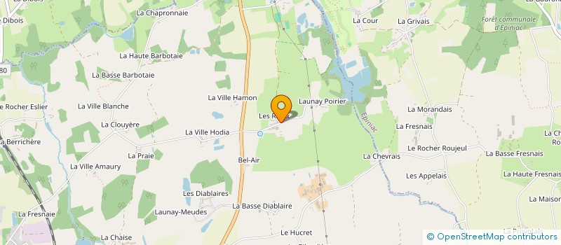 localisation de l'entreprise EARL DES RIEUX  CUGUEN