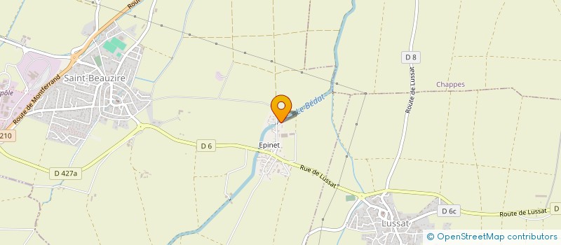 localisation de l'entreprise EARL DES RIOLLES à GERZAT