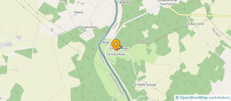 localisation de l'entreprise EARL DES RIVES DE L'ANGLIN à LURAIS