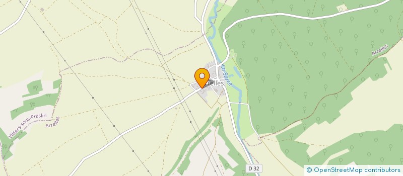 localisation de l'entreprise EARL DES ROCAILLES  ARRELLES