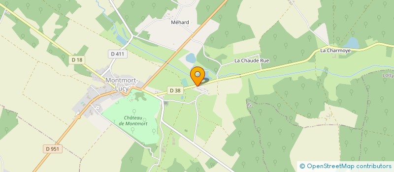 localisation de l'entreprise EARL DES ROCHELLES  MONTMORT-LUCY