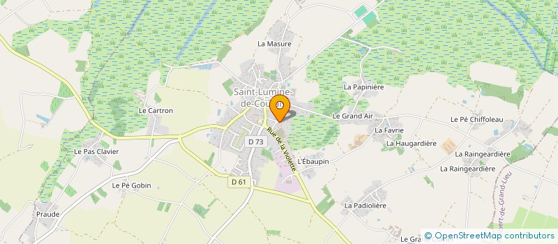 localisation de l'entreprise EARL DES ROCHERS à SAINT-LUMINE-DE-COUTAIS