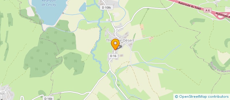 localisation de l'entreprise EARL DES ROCHES  CREANCEY