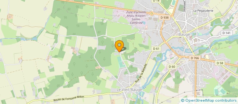 localisation de l'entreprise EARL DES ROCHETTES à BAUGE-EN-ANJOU