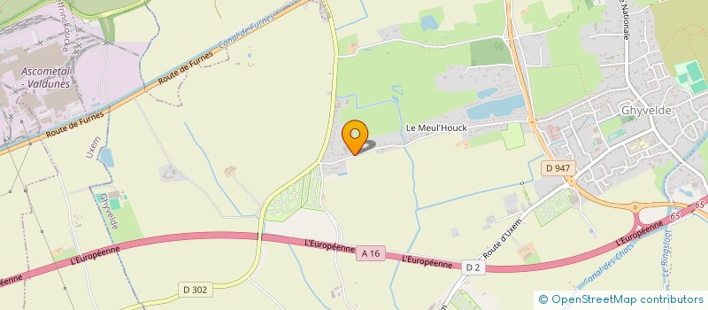 localisation de l'entreprise EARL DES ROSEAUX à GHYVELDE