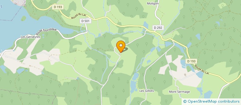 localisation de l'entreprise EARL DES ROSEAUX - LAURENT MARICHAL à MOUX EN MORVAN
