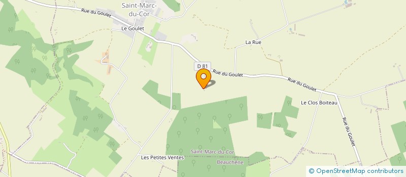 localisation de l'entreprise EARL DES ROSIERS à CHOUE