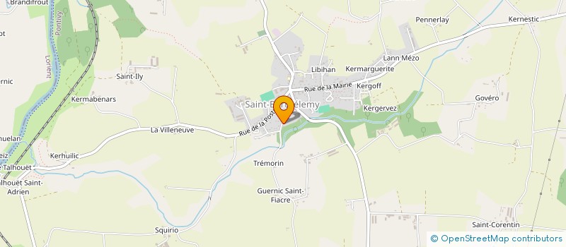 localisation de l'entreprise EARL DES ROSIERS à SAINT-BARTHELEMY