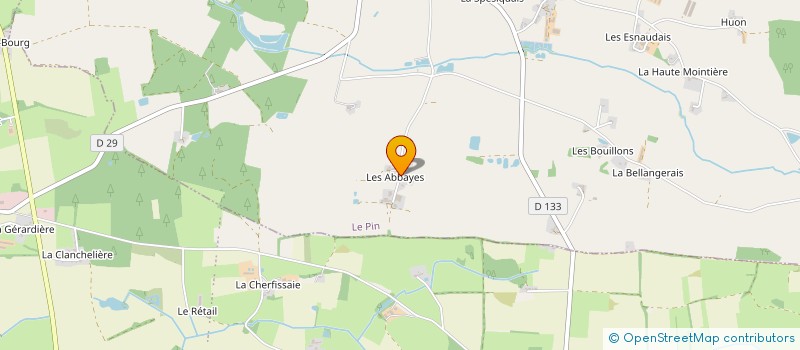 localisation de l'entreprise EARL DES ROTTES à VALLONS-DE-L'ERDRE
