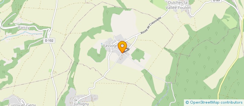 localisation de l'entreprise EARL DES SABLONS  VASSOGNE