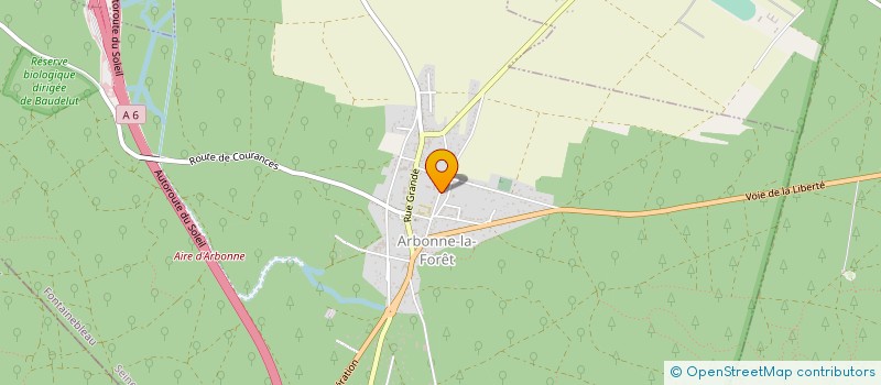 localisation de l'entreprise EARL DES SABLONS  ARBONNE-LA-FORET