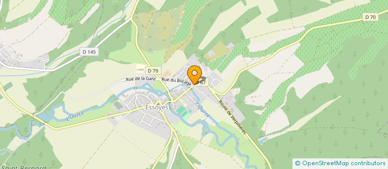 localisation de l'entreprise EARL DES SAINTS PERES  ESSOYES