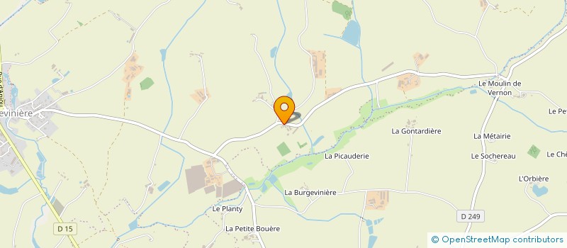 localisation de l'entreprise EARL DES SAPINS à BEAUPREAU-EN-MAUGES