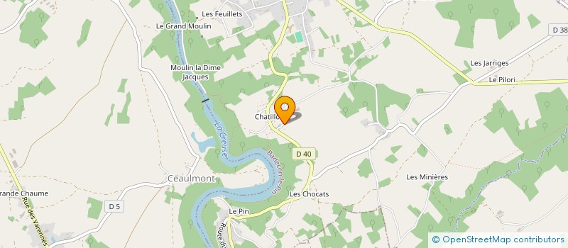 localisation de l'entreprise EARL DES SAPINS à BADECON-LE-PIN