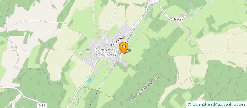 localisation de l'entreprise EARL DES SAPINS à DAMPIERRE-SUR-LINOTTE