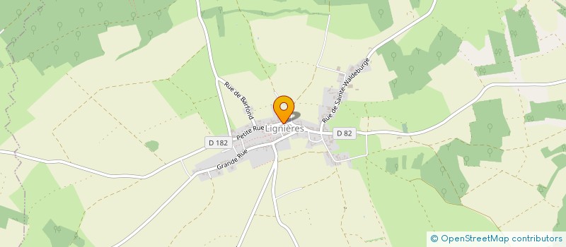 localisation de l'entreprise EARL DES SARDINS à LIGNIERES
