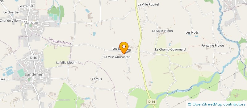 localisation de l'entreprise EARL DES SAULES à LAMBALLE-ARMOR