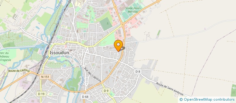localisation de l'entreprise EARL DES SAULNERONS à ISSOUDUN