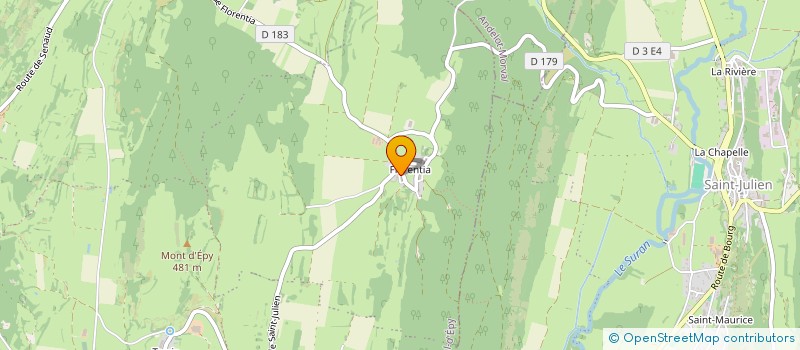 localisation de l'entreprise EARL DES SAVOYARDS  VERIA