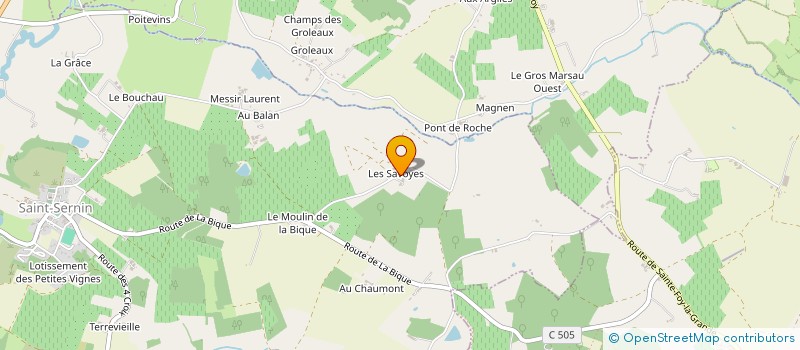 localisation de l'entreprise EARL DES SAVOYS à SAINT-SERNIN