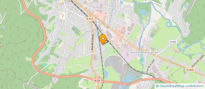 localisation de l'entreprise EARL DES SERRES DU FAING  SAINTE-MARGUERITE