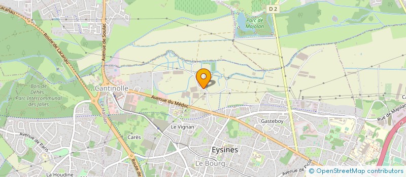 localisation de l'entreprise EARL DES SERRES SANGUINET à EYSINES